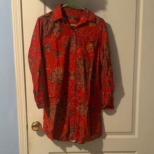 Ralph Lauren Red Paisley Shirt